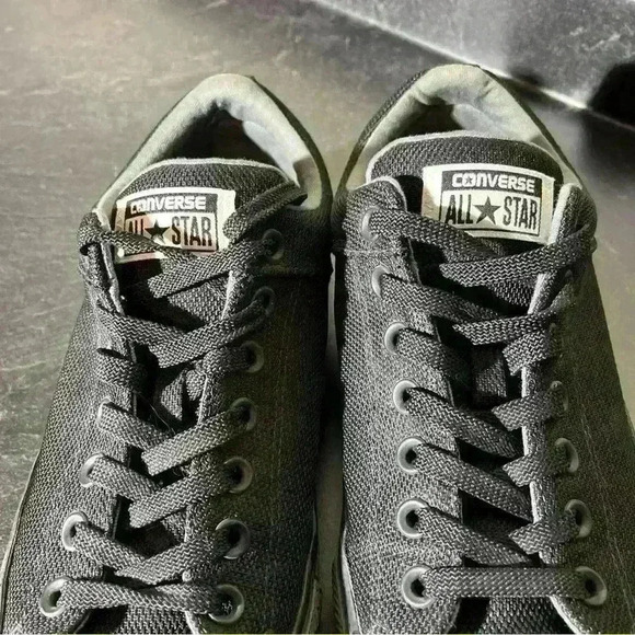 Converse Triple Black Grey Speckled Padded Tongue Sz 9, 160297C- EUC! - Picture 5 of 12